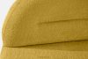 MALVE Dreisitzer-Sofa Bouclé im Japandi-Stil gelb gelb - Foto 7