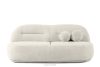 MALVE Dreisitzer-Sofa Boucle im Japandi-Stil weiß weiß - Foto 1