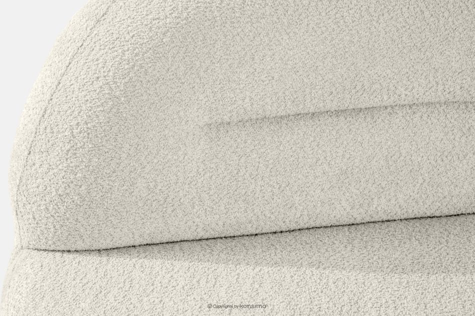 MALVE Dreisitzer-Sofa Boucle im Japandi-Stil weiß weiß - Foto 6