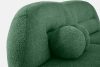 MALVE Dreisitzer-Sofa Bouclé im Japandi-Stil dunkelgrün dunkelgrün - Foto 5