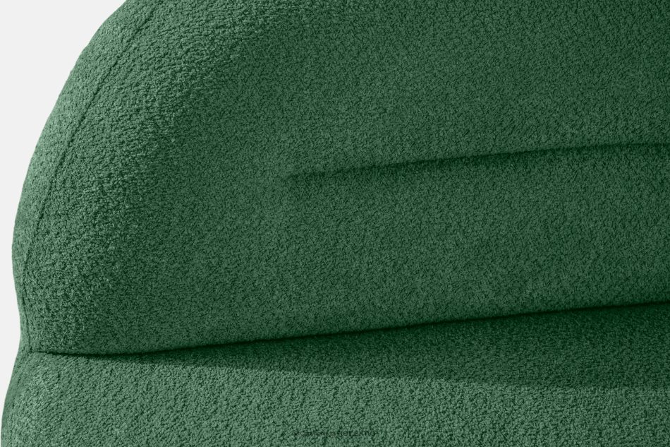 MALVE Dreisitzer-Sofa Bouclé im Japandi-Stil dunkelgrün dunkelgrün - Foto 6