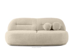 MALVE, https://konsimo.de/kollektion/malve/ Dreisitzer-Sofa Boucle im Japandi-Stil hellbeige hellbeige - Foto