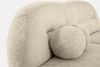 MALVE Dreisitzer-Sofa Boucle im Japandi-Stil hellbeige hellbeige - Foto 5