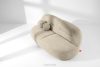 MALVE Dreisitzer-Sofa Boucle im Japandi-Stil hellbeige hellbeige - Foto 14