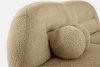 MALVE Dreisitzer-Sofa Boucle im Japandi-Stil dunkelbeige dunkelbeige - Foto 5