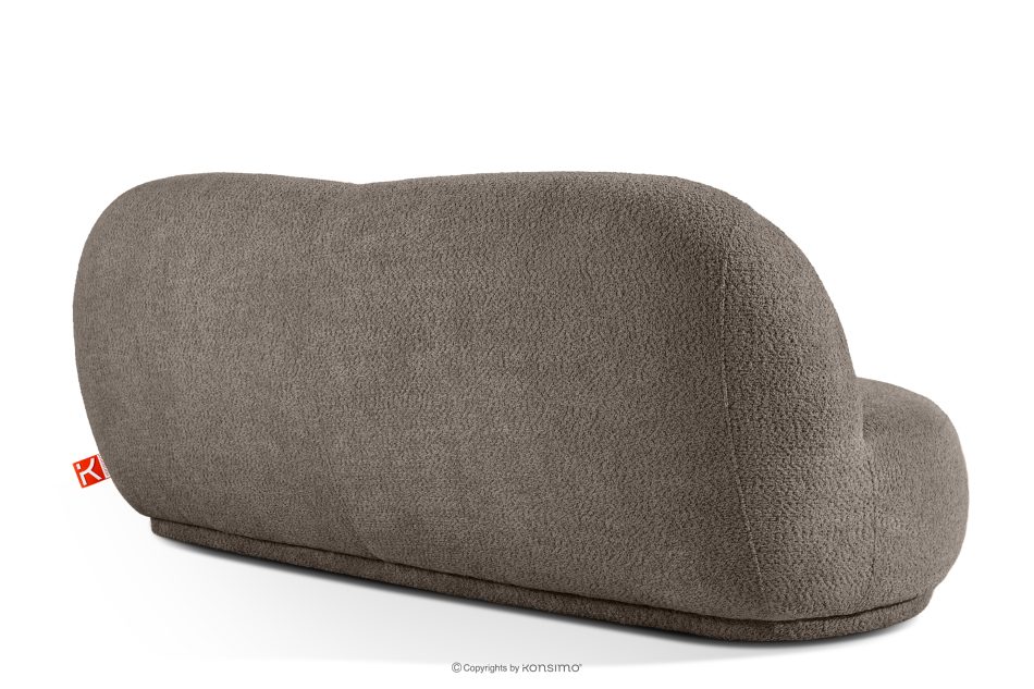 MALVE Dreisitzer-Sofa Boucle im Japandi-Stil kühles Braun kühles Braun - Foto 3