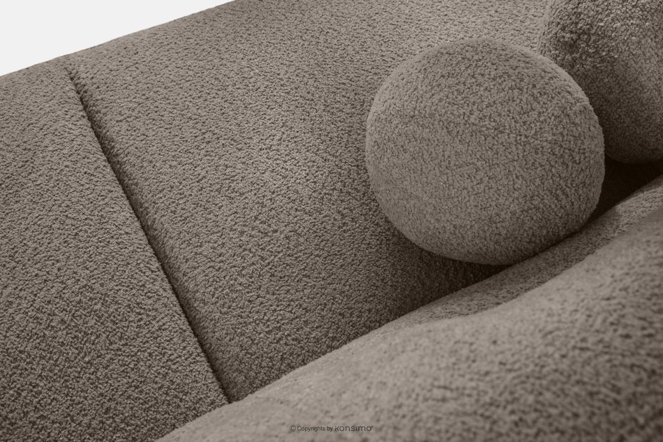 MALVE Dreisitzer-Sofa Boucle im Japandi-Stil kühles Braun kühles Braun - Foto 5