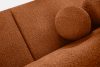 MALVE Dreisitzer-Sofa Boucle im Japandi-Stil rotbraun rot - Foto 6