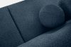 MALVE Dreisitzer-Sofa Bouclé im Japandi-Stil dunkelblau dunkelblau - Foto 6