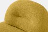 MALVE Sessel aus Bouclé-Stoff im Japandi-Stil gelb gelb - Foto 7