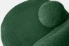 MALVE Sessel aus Bouclé-Stoff im Japandi-Stil dunkelgrün dunkelgrün - Foto 6