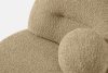 MALVE Sessel aus Bouclé-Stoff im Japandi-Stil dunkelbeige dunkelbeige - Foto 5