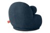 MALVE Sessel aus Bouclé-Stoff im Japandi-Stil dunkelblau dunkelblau - Foto 4