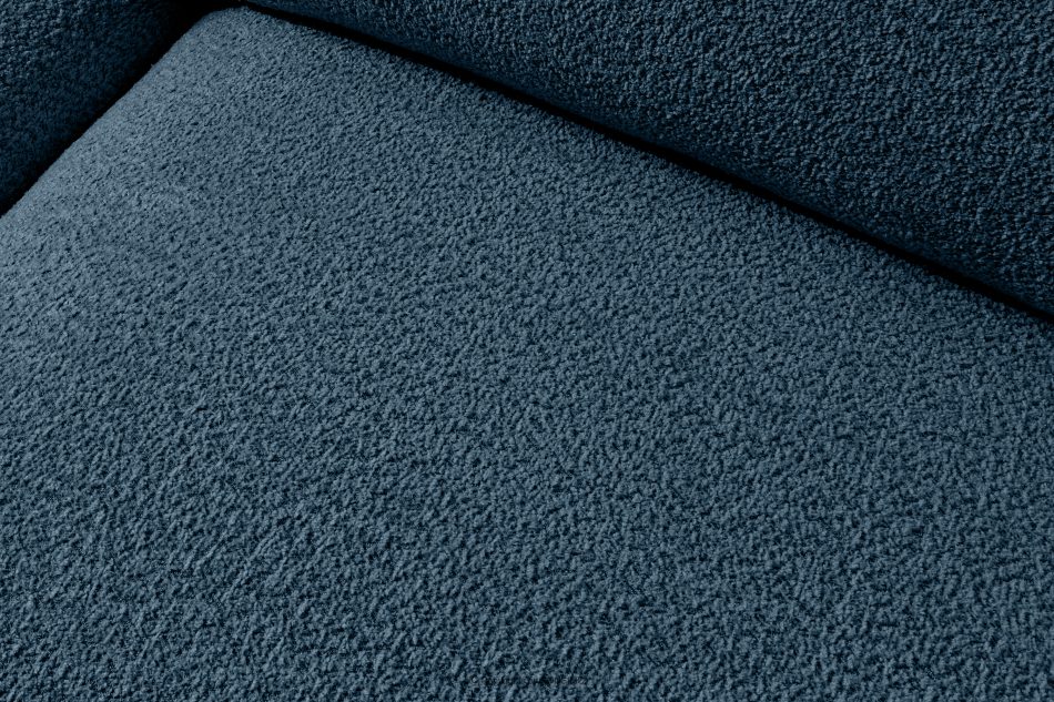 BUFFO Weiches Zweisitzer-Sofa aus Bouclé-Stoff in Marineblau Marineblau - Foto 6