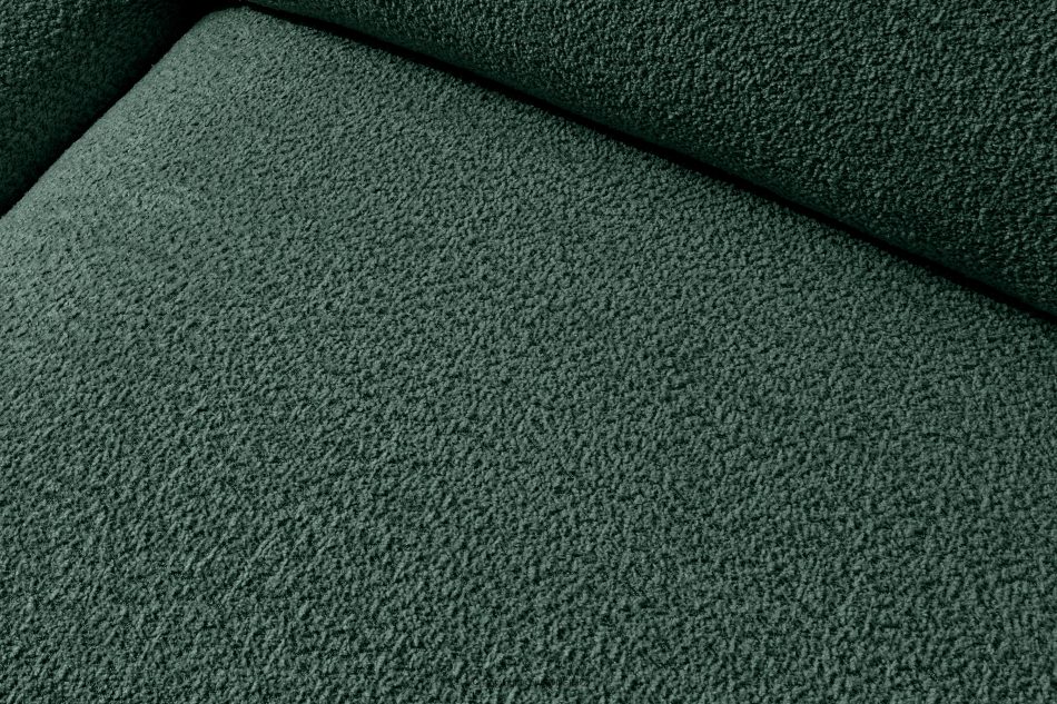 BUFFO Weiches Dreisitzer-Sofa aus Bouclé-Stoff in Dunkelgrün Dunkelgrün - Foto 6
