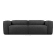 Weiches 25-Sitzer-Sofa aus Bouclé-Stoff in Dunkelgrau