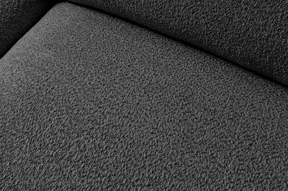 BUFFO Weiches 25-Sitzer-Sofa aus Bouclé-Stoff in Dunkelgrau Dunkelgrau - Foto 6