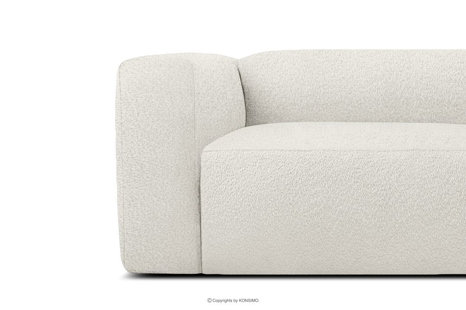 BUFFO Weiches 25-Sitzer-Sofa aus Bouclé-Stoff in Weiß Weiß - Foto 7
