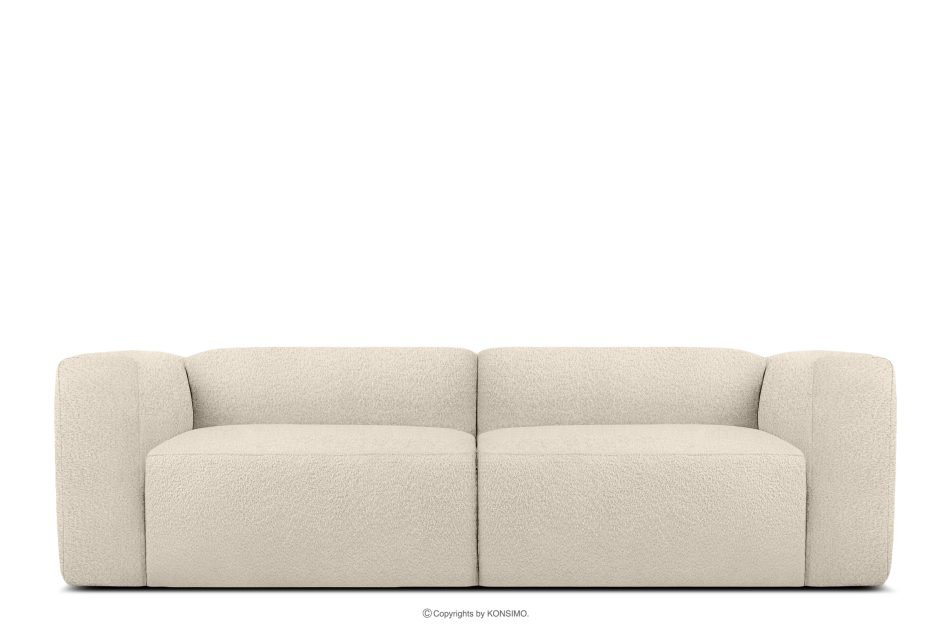 BUFFO Weiches 25-Sitzer-Sofa aus Bouclé-Stoff in Hellbeige Hellbeige - Foto 0