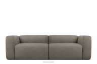 Weiches 25-Sitzer-Sofa aus Bouclé-Stoff in kühlem Braun