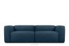 BUFFO Weiches 25-Sitzer-Sofa aus Bouclé-Stoff in Marineblau Marineblau - Foto 1