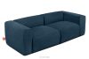 BUFFO Weiches 25-Sitzer-Sofa aus Bouclé-Stoff in Marineblau Marineblau - Foto 3