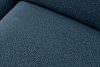 BUFFO Großes weiches Ecksofa aus Bouclé-Stoff links marineblau Marineblau - Foto 7
