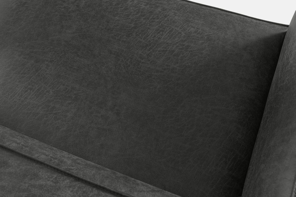 FEROX Ecksofa im Loft-Stil Kunstleder dunkelgrau links dunkelgrau - Foto 7