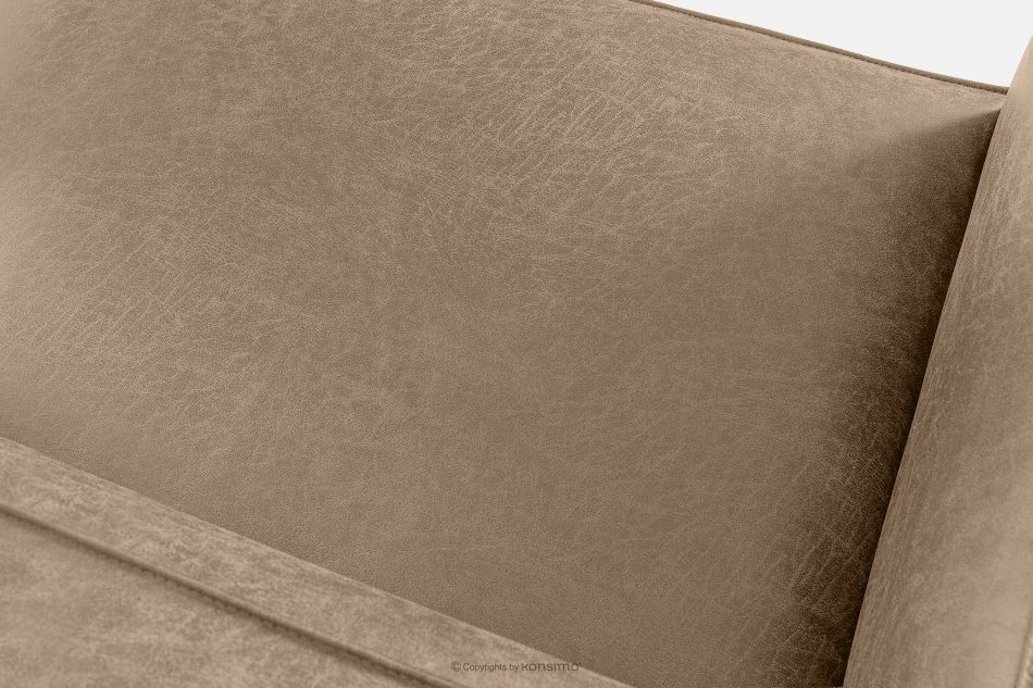 FEROX Ecksofa im Loft-Stil Kunstleder beige links beige - Foto 7