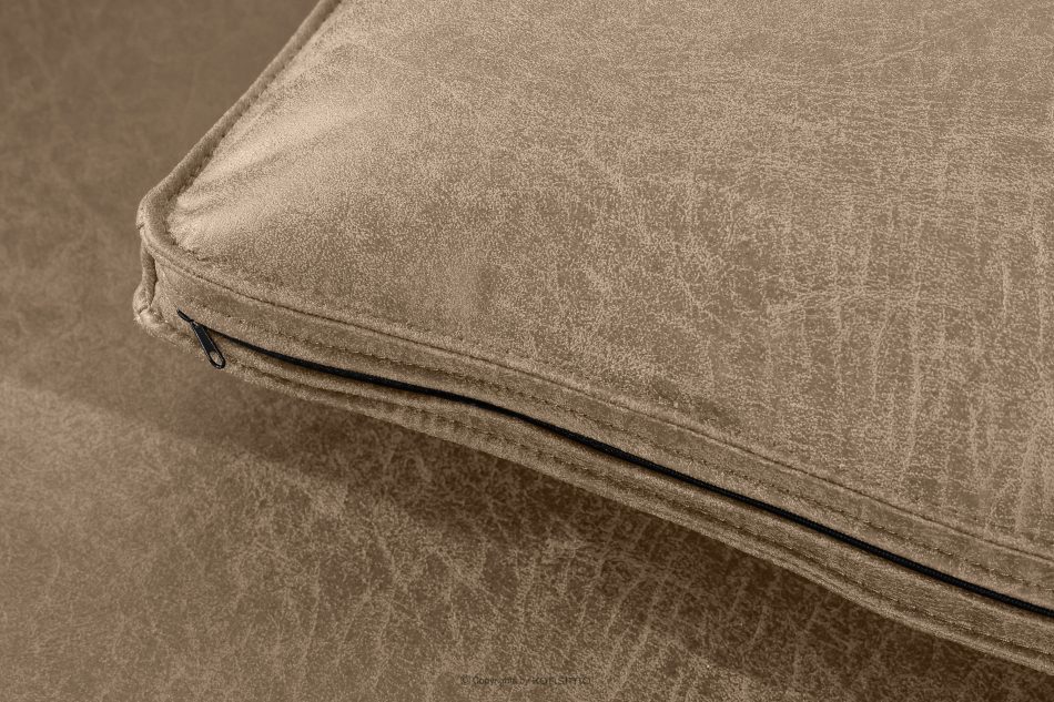 FEROX Ecksofa im Loft-Stil Kunstleder beige links beige - Foto 8