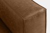 FEROX Ecksofa im Loft-Stil Kunstleder braun links braun - Foto 10