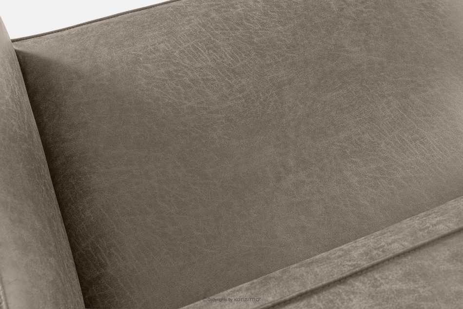 FEROX Ecksofa im Loft-Stil Kunstleder hellgrau rechts hellgrau - Foto 7