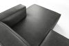FEROX Ecksofa im Loft-Stil Kunstleder dunkelgrau rechts dunkelgrau - Foto 5