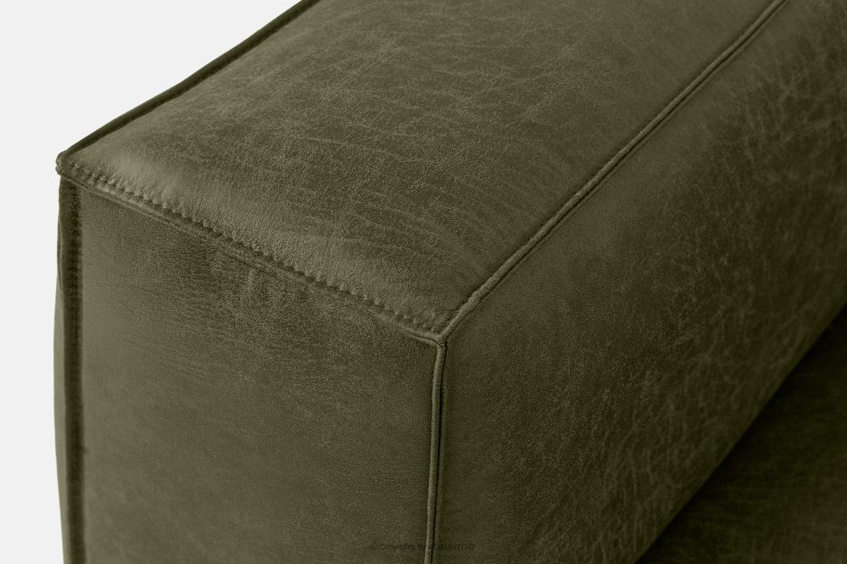 FEROX Ecksofa im Loft-Stil Kunstleder grün rechts grün - Foto 9