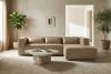 FEROX Ecksofa im Loft-Stil Kunstleder beige rechts beige - Foto 11