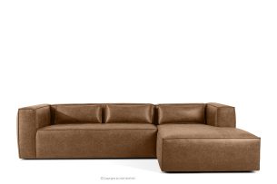 FEROX, https://konsimo.de/kollektion/ferox/ Ecksofa im Loft-Stil Kunstleder braun rechts braun - Foto