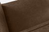 FEROX Ecksofa im Loft-Stil Kunstleder dunkelbraun rechts dunkelbraun - Foto 8