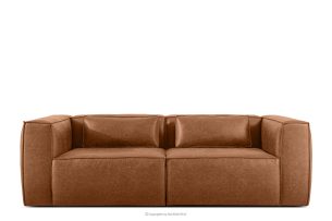 FEROX, https://konsimo.de/kollektion/ferox/ Dreisitzer-Sofa im Loft-Stil Kunstleder rotbraun rot - Foto