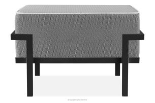 TRIGLO, https://konsimo.de/kollektion/triglo/ Gartenhocker auf Metallbeinen dunkelgrau/schwarz/weiß dunkelgrau/schwarz/weiß - Foto