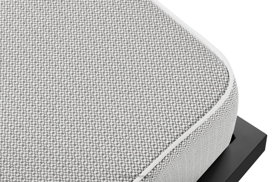 TRIGLO Gartenhocker auf Metallbeinen dunkelgrau/dunkelgrau/weiß dunkelgrau/dunkelgrau/weiß - Foto 3