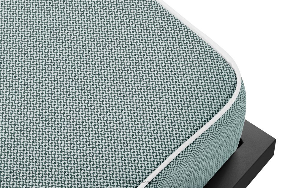 TRIGLO Gartenhocker auf Metallbeinen dunkelgrau/dunkelgrün/weiß dunkelgrau/dunkelgrün/weiß - Foto 3