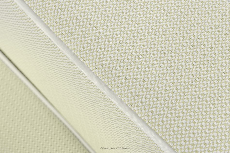 TRIGLO Moderner Gartenstuhl auf Metallbeinen, weiß/hellgrün/weiß weiß/hellgrün/weiß - Foto 8