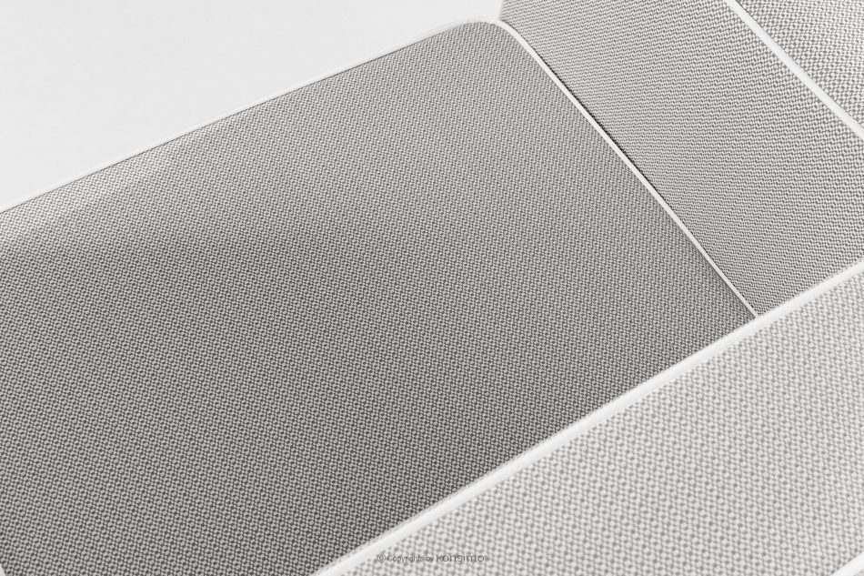 TRIGLO Moderner Gartenstuhl auf Metallbeinen, weiß/dunkelgrau/weiß weiß/dunkelgrau/weiß - Foto 7