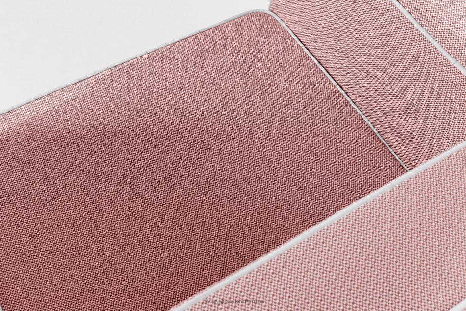 TRIGLO Moderner Gartenstuhl auf Metallbeinen dunkelgrau/rot/weiß dunkelgrau/rot/weiß - Foto 7