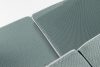 TRIGLO Modernes Gartensofa 2 auf Metallbeinen, dunkelgrau/dunkelgrün/weiß dunkelgrau/dunkelgrün/weiß - Foto 8