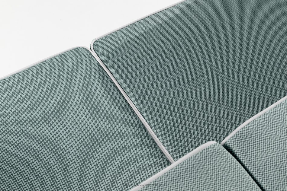 TRIGLO Modernes Gartensofa 2 auf Metallbeinen, dunkelgrau/dunkelgrün/weiß dunkelgrau/dunkelgrün/weiß - Foto 7