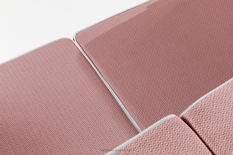 TRIGLO Modernes Gartensofa 2 auf Metallbeinen dunkelgrau/rot/weiß dunkelgrau/rot/weiß - Foto 7