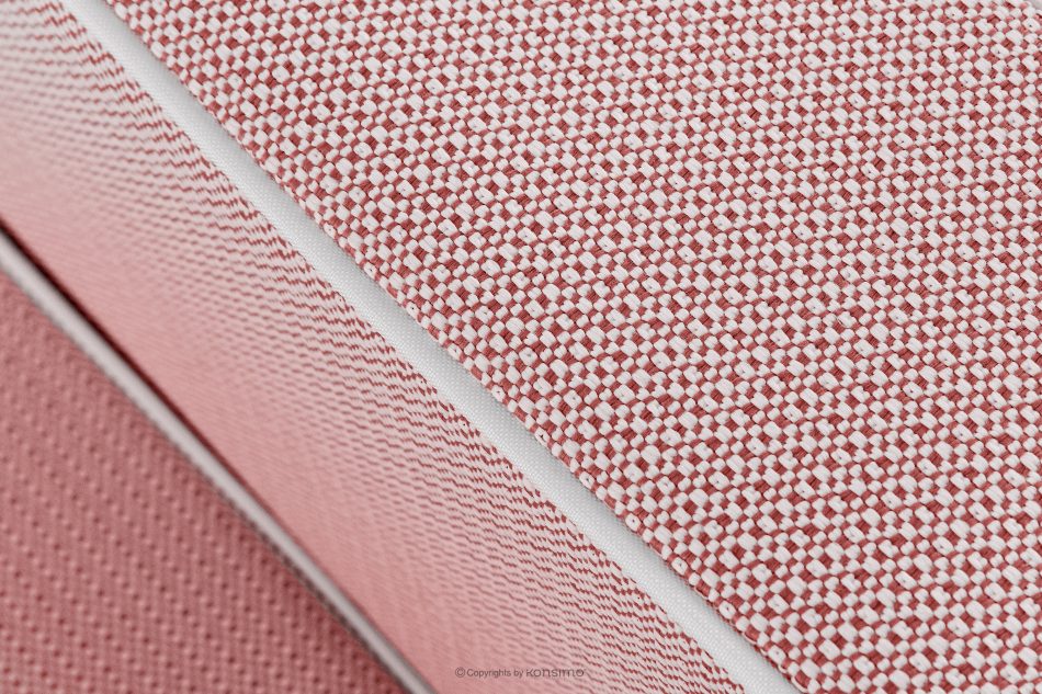 TRIGLO Modernes Gartensofa 3 auf Metallbeinen dunkelgrau/rot/weiß dunkelgrau/rot/weiß - Foto 8