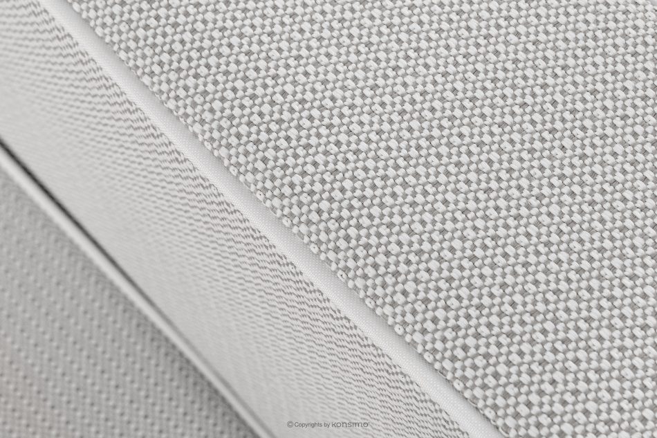 TRIGLO Gartenmöbel-Set 2x Sessel, Zweisitzer-Sofa, Tisch weiß/dunkelgrau/weiß weiß/dunkelgrau/weiß - Foto 11