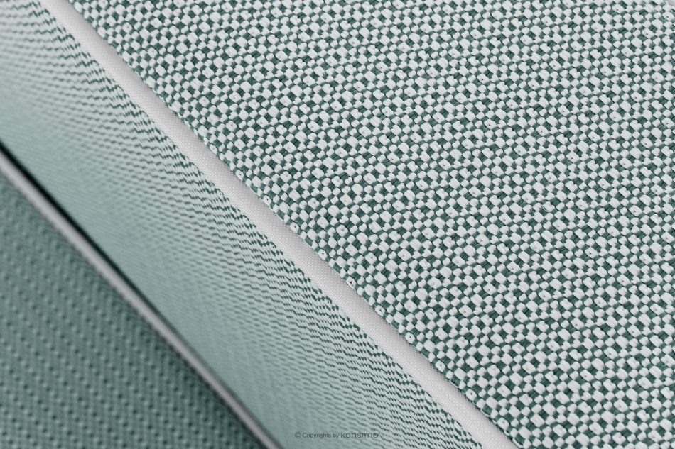 TRIGLO Gartenmöbel-Set 2x Sessel, Dreisitzer-Sofa, Tisch dunkelgrau/dunkelgrün/weiß dunkelgrau/dunkelgrün/weiß - Foto 11